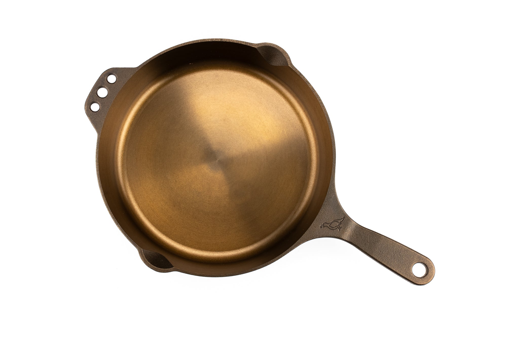 Premium Smithey No. 10 Cast Iron Skillet - 12 Inch Pre-Seasoned Carbon Steel Pan for Professional Cooking & Home Kitchen - Perfect for Searing, Frying, Baking & Camping Outdoor Use