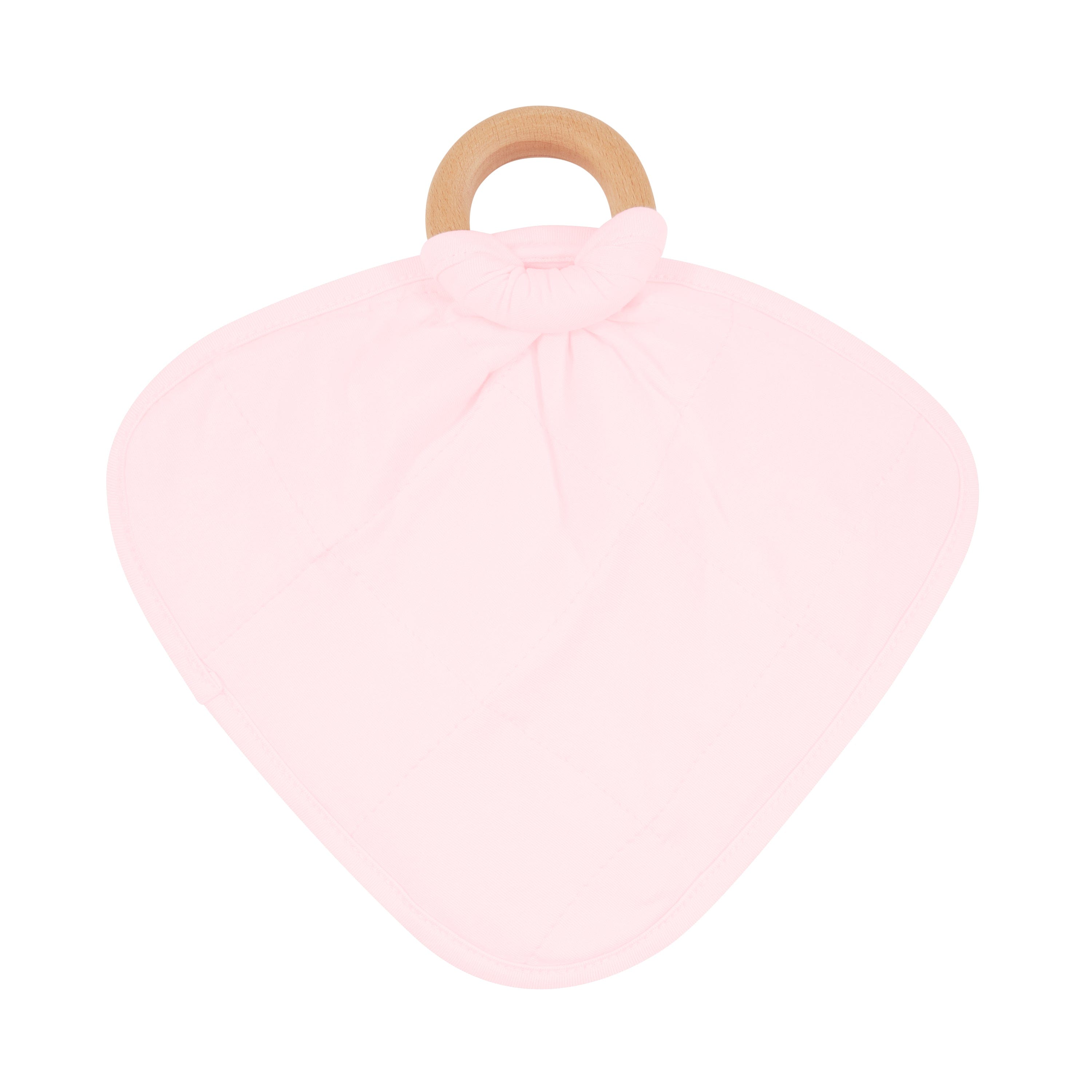 Soft Pink Sakura Lovey Baby Blanket with Removable Teething Ring - Soothing Comfort for Newborns, Infants & Toddlers | Perfect for Naptime, Bedtime & On-the-Go Comfort