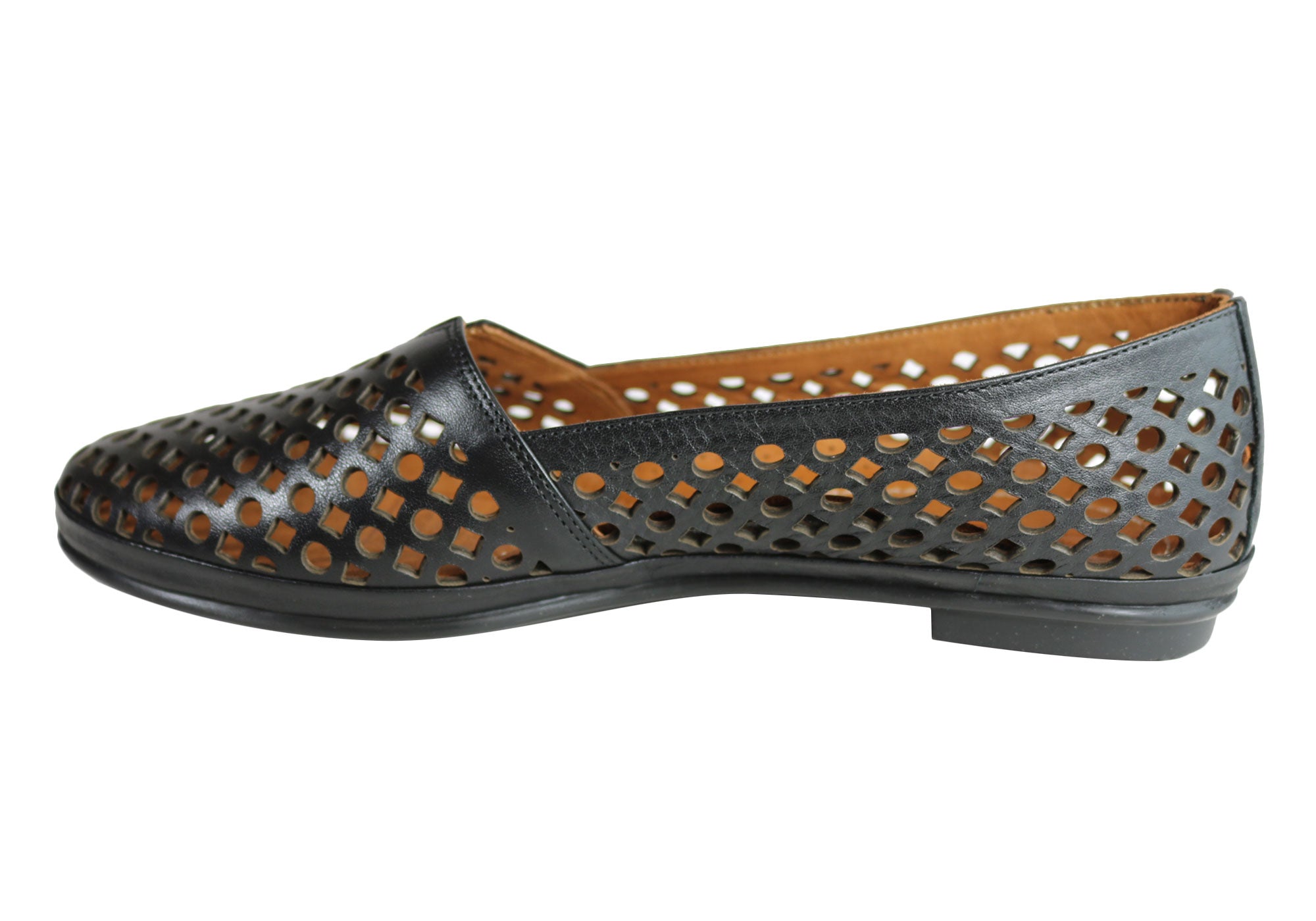 Orizonte Aria Women's Comfortable Soft Leather Flat Shoes - European Style for Casual Wear, Office & Travel