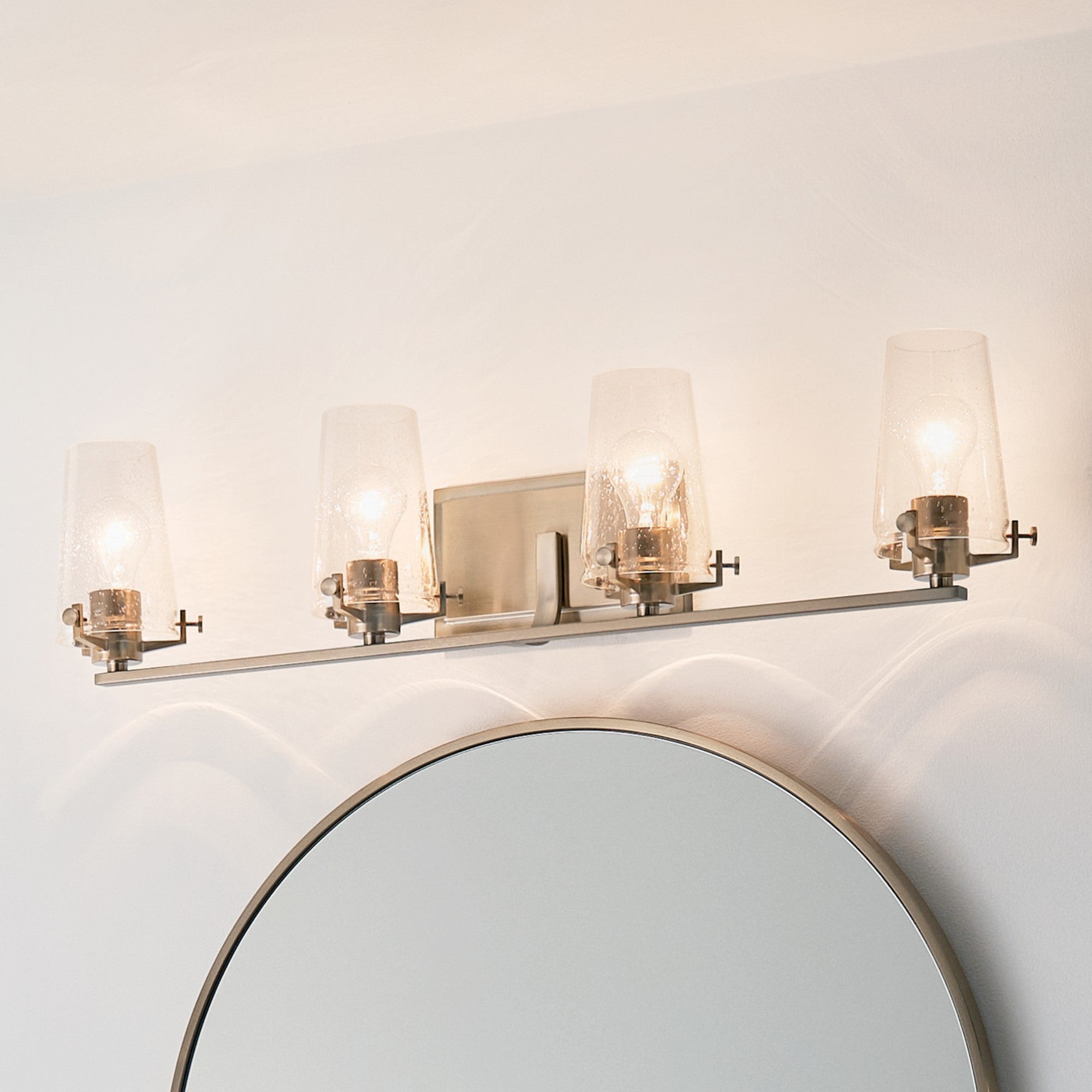 Alton 34-Inch 4-Light Bathroom Vanity Light Fixture - Oil Rubbed Bronze Finish for Modern Bathroom & Dressing Room Lighting