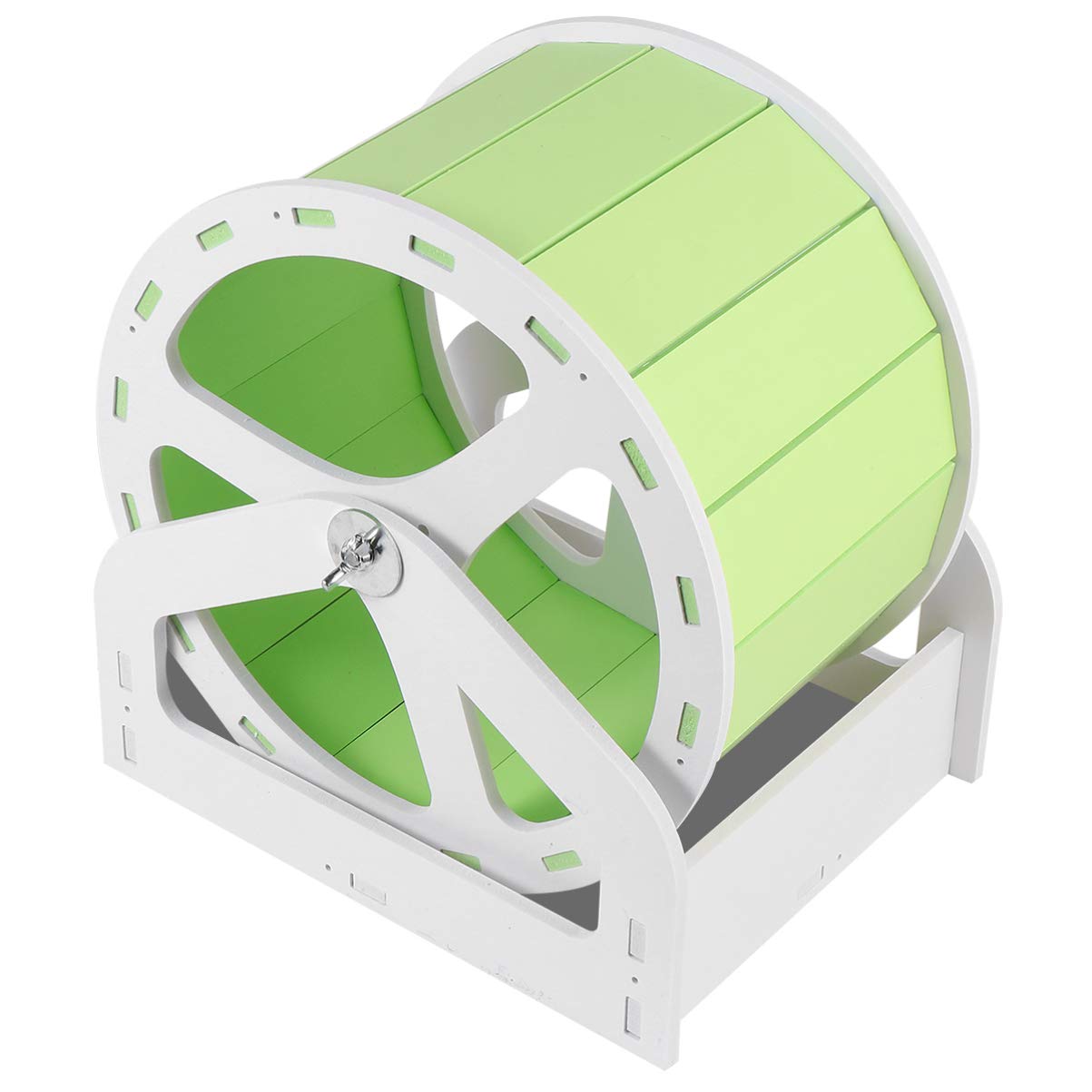 Balacoo 10-Inch Hamster Running Wheel - Small Animal Exercise Wheel for Hamsters, Gerbils, Rats & Pets - Silent Spinner Cage Accessory for Small Animal Cage - Perfect for Hamster Habitats & Play Areas