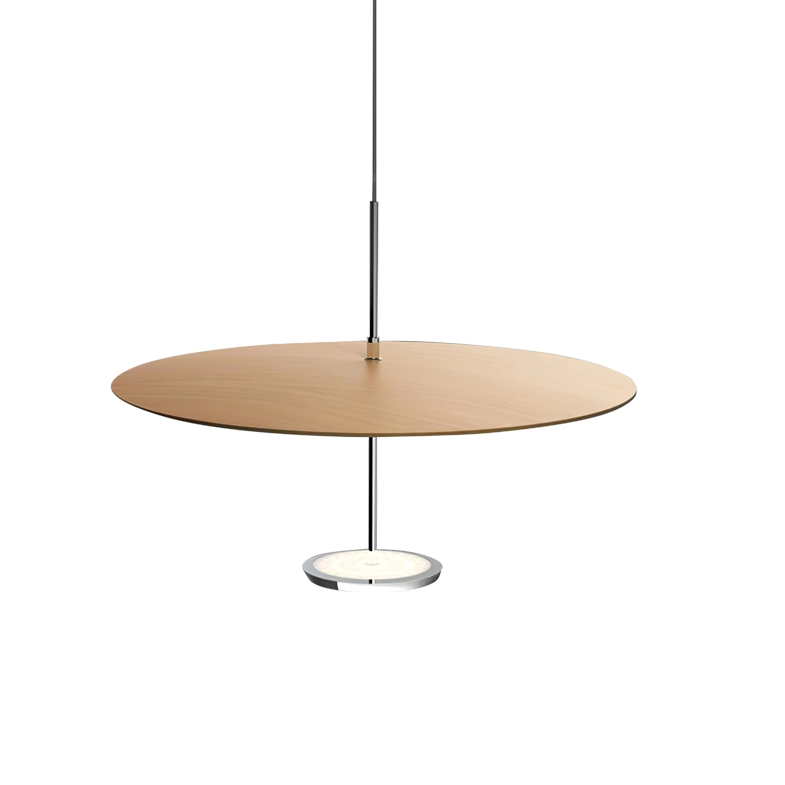 Eryndor Modern Scandinavian Disc Pendant Light - Sleek Hanging Lamp for Dining Room, Kitchen Island, or Living Room Decor