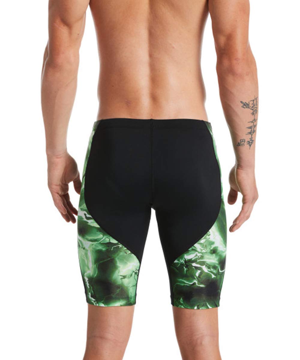 Nike Men's Hydrastrong Lightning Jammer Swim Trunks - Quick-Dry Swim Shorts for Men with UPF 50+ Sun Protection - Perfect for Beach, Pool, Surfing & Water Sports