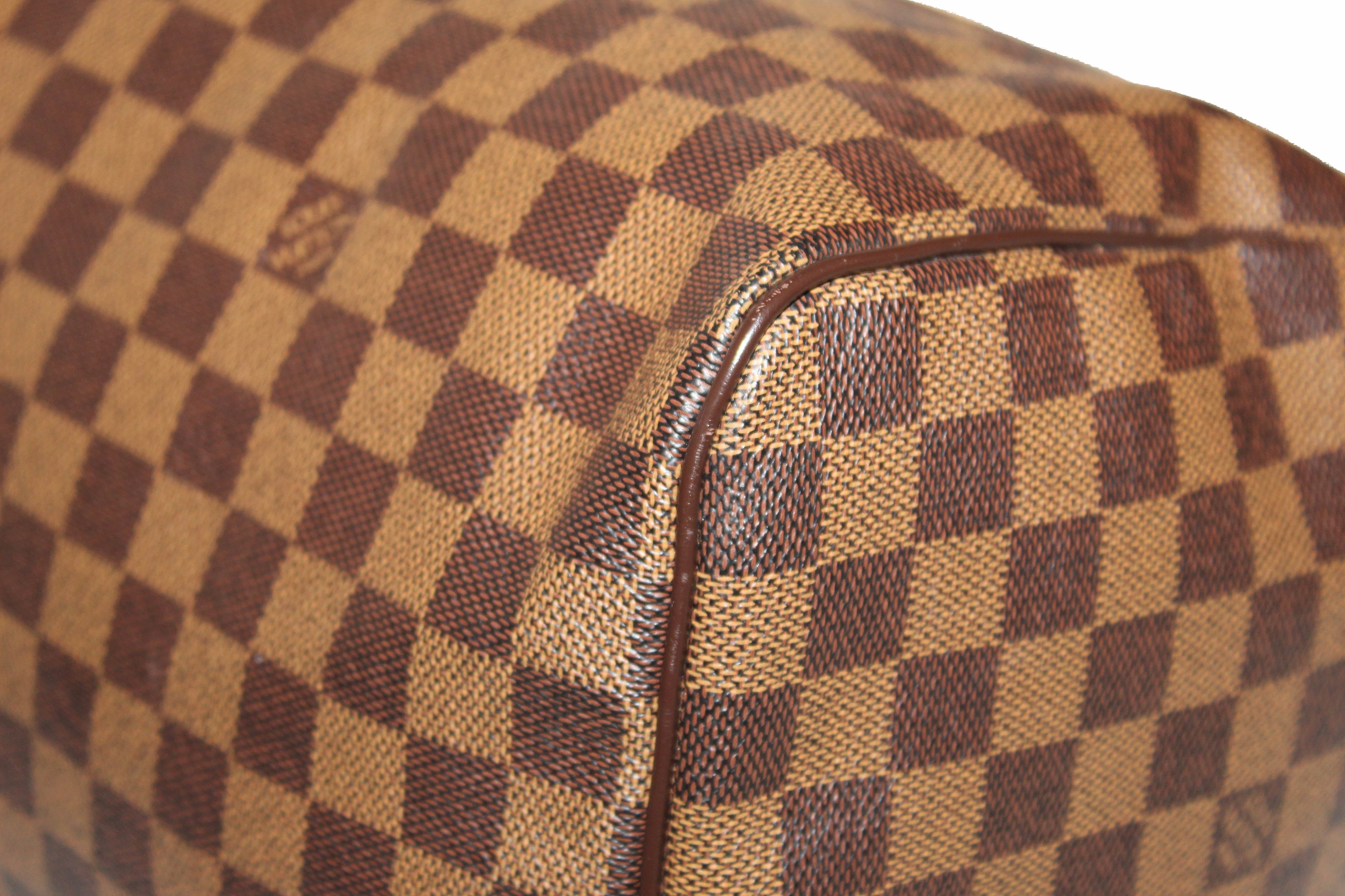 Authentic Louis Vuitton Damier Ebene Speedy 35 Handbag for Women | Luxury Designer Tote Bag | Perfect for Work, Travel & Everyday Use