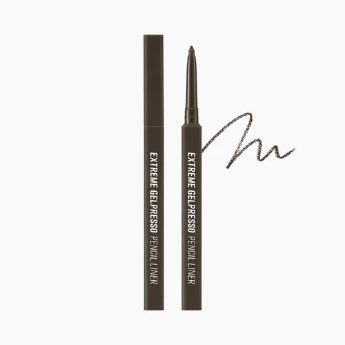 CLIO Extreme Gelpresso Pencil Eyeliner 0.35g - Long Lasting Waterproof Smudge Proof Eye Liner for Precise Winged Liner & Tightlining - Perfect for Everyday Makeup & Special Occasions