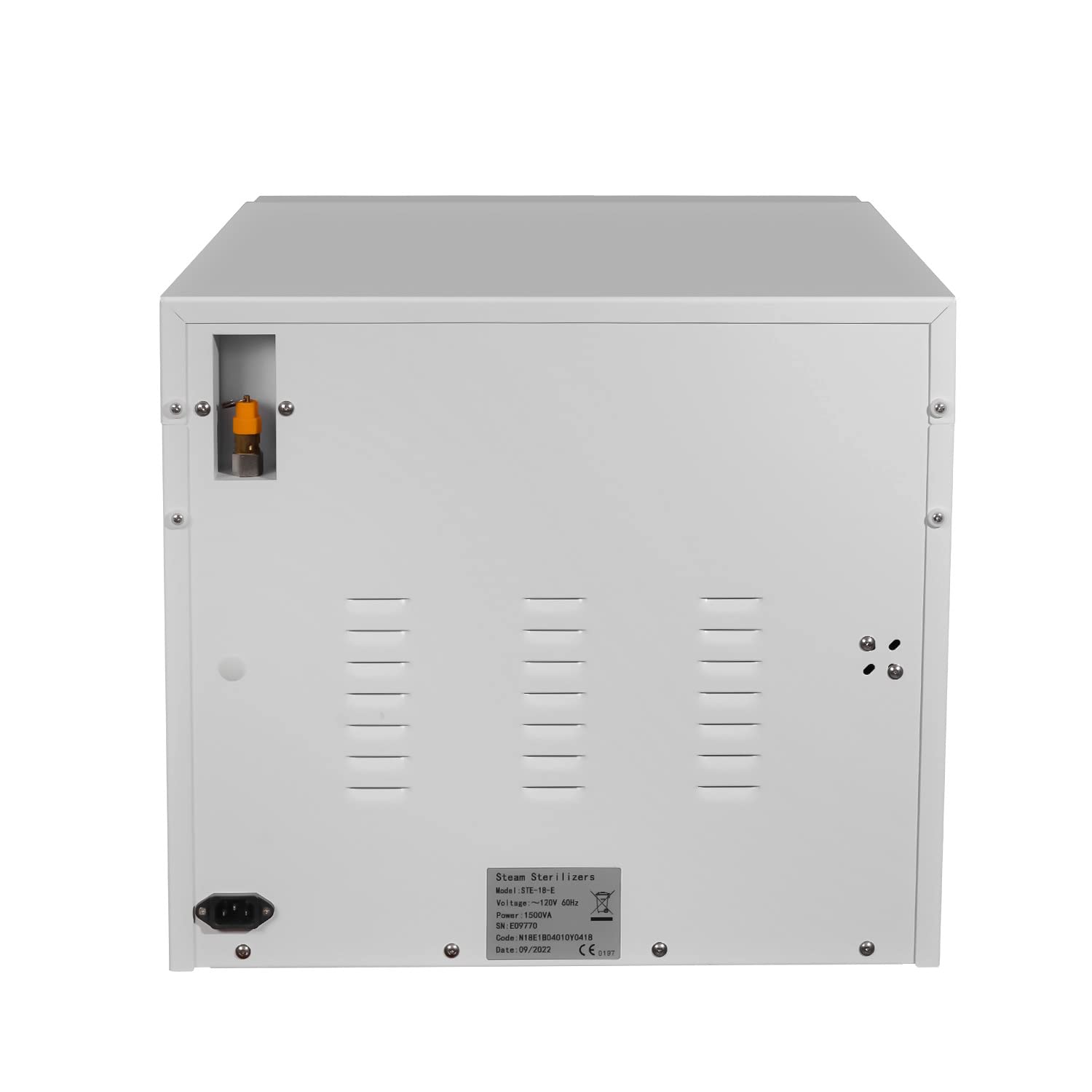 EustomA 23L Class N Benchtop Autoclave - Stainless Steel Portable Steam Sterilizer with Digital Display | High Pressure & Temperature for Medical, Dental, Tattoo, and Laboratory Equipment Sterilization