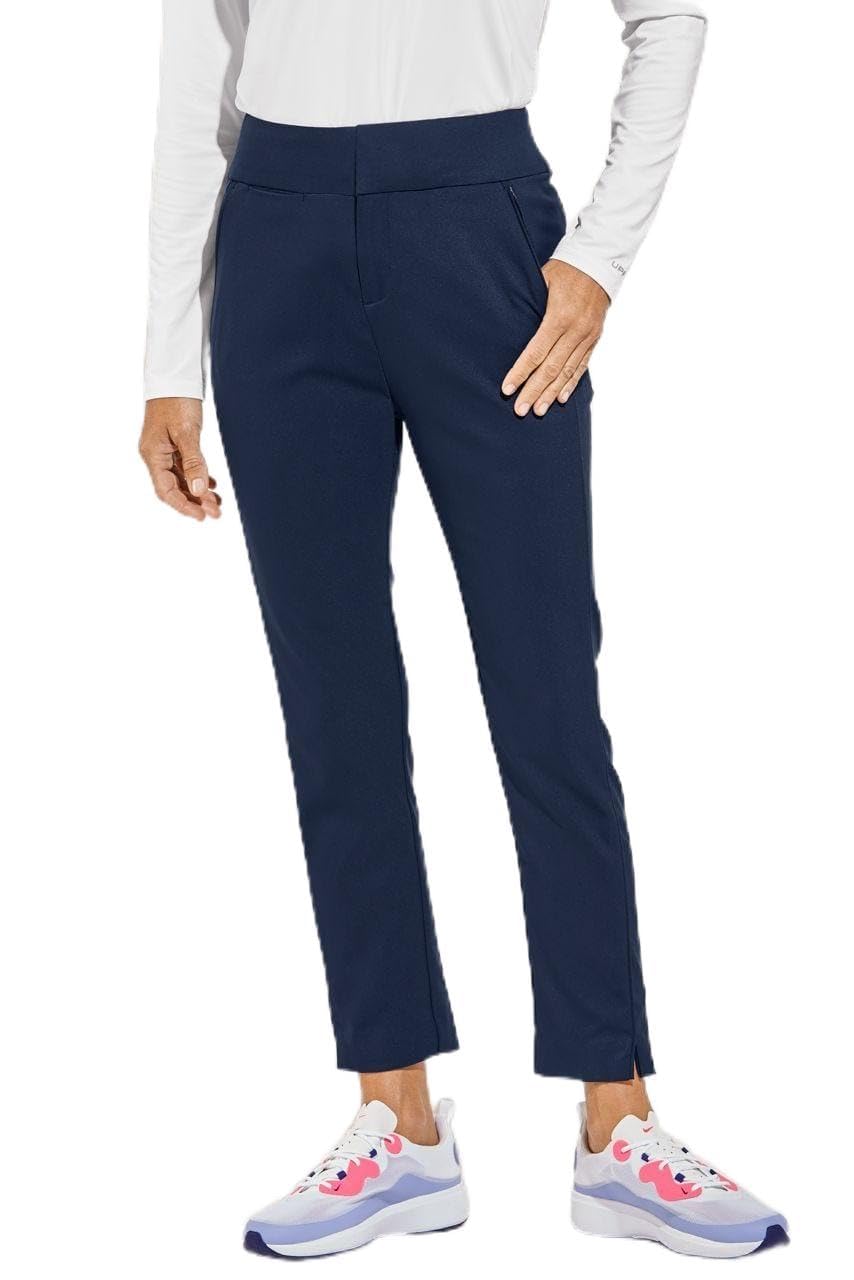 Coolibar UPF 50+ Women's Valorus Performance Pants - Sun Protective Hiking & Outdoor Travel Pants for Women