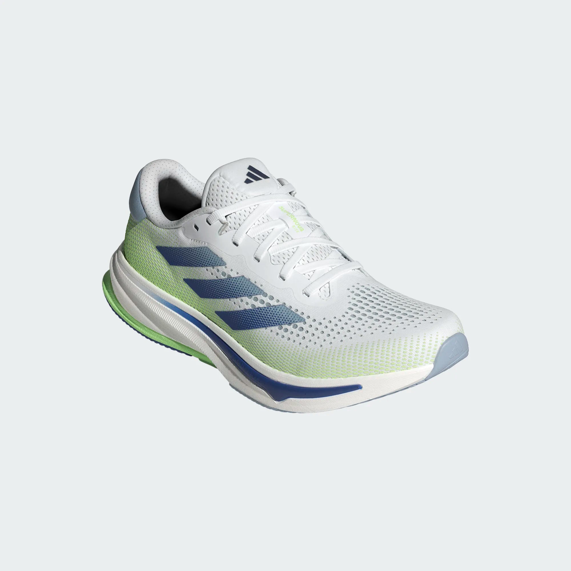 Men's Supernova Rise Running Shoes - Lightweight & Breathable (FTWWHT/WONBLU/GRESPA) for Jogging, Gym Workouts & Daily Wear