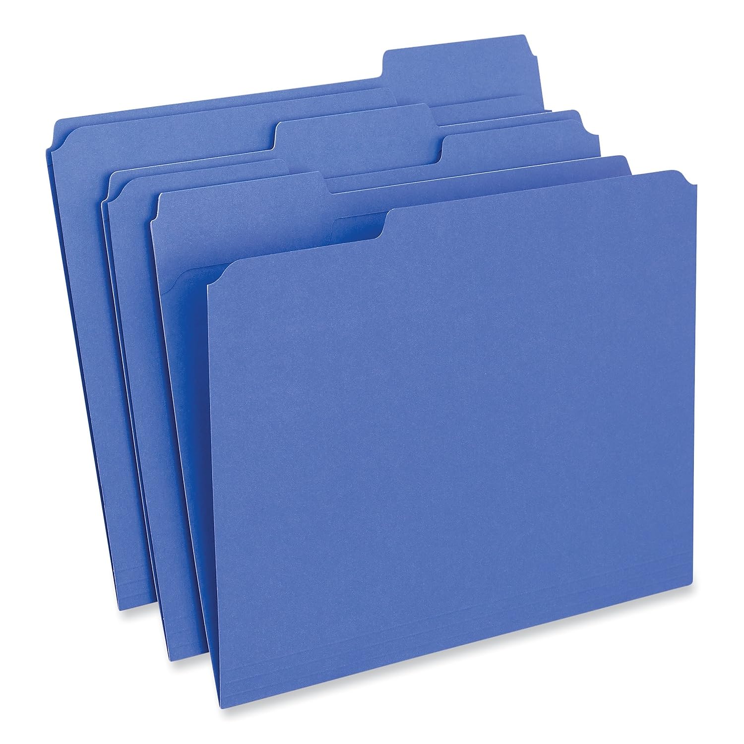 Universal UNV16161 Reinforced Top-Tab File Folders - Heavy Duty Letter Size File Organizers for Office, School & Home Organization