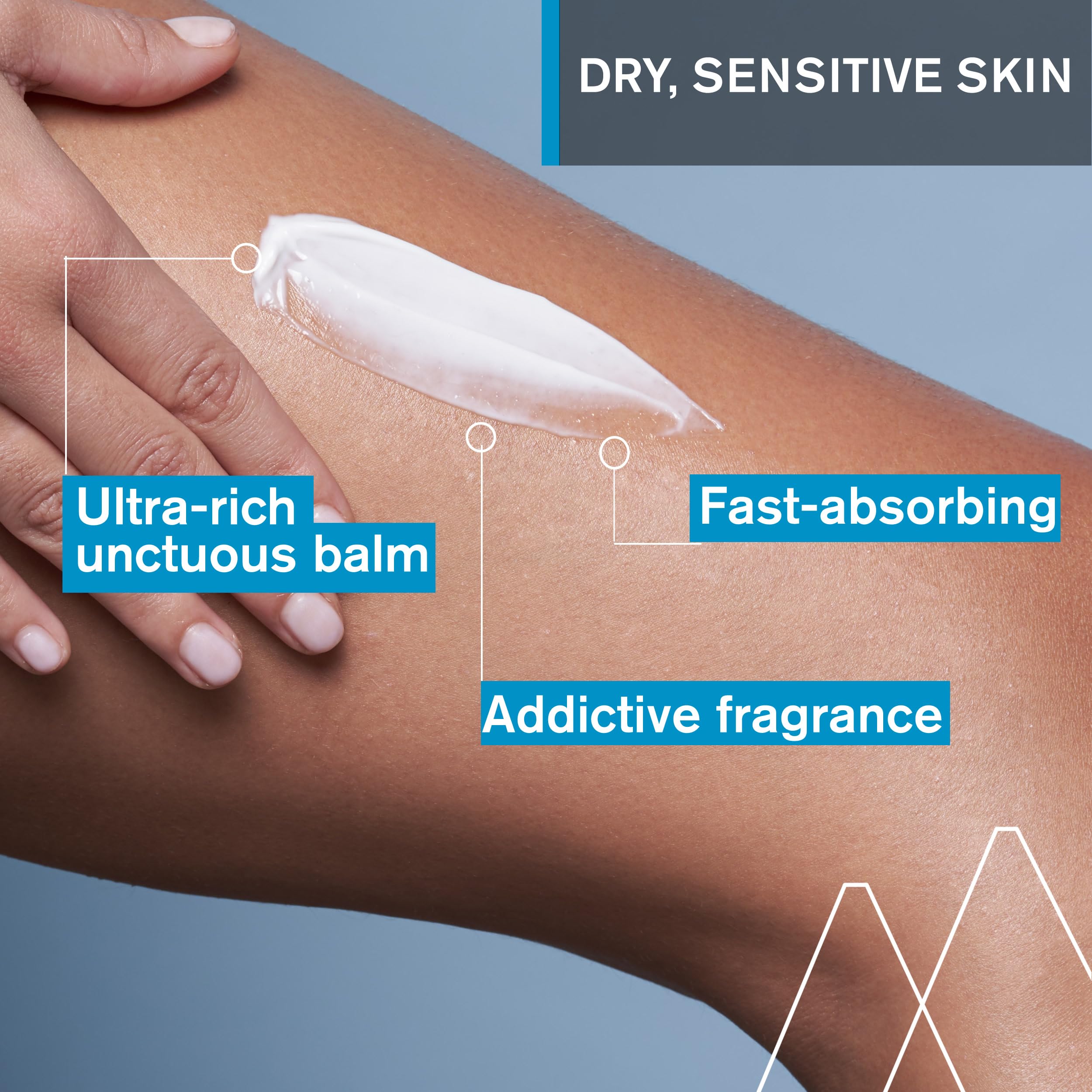 EAU THERMALE Rich Hydrating Body Balm 200ml - Deep Moisturizing Cream for Dry Skin, Perfect for Post-Shower & Nighttime Use