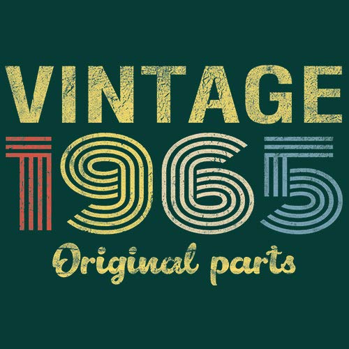 Vintage 1965 Retro Birthday T-Shirt for Men - 60th Birthday Gift with Original Parts Design - Perfect for Milestone Celebrations & Themed Parties