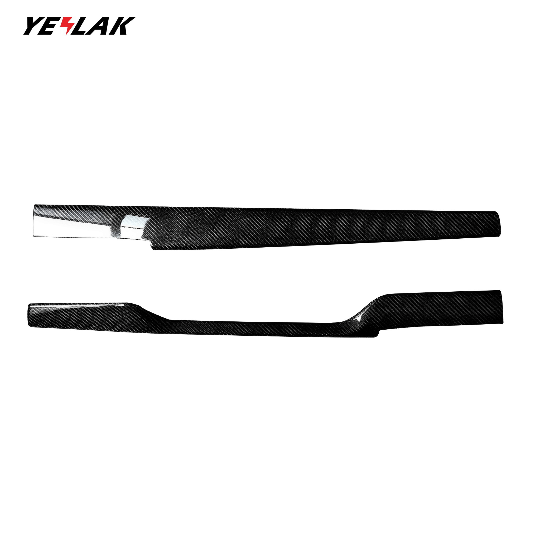 Premium Real Carbon Fiber Dashboard Covers for Tesla Model S & X (2021+) - Upgrade Interior with Lightweight & Durable Protection for Daily Driving & Car Shows
