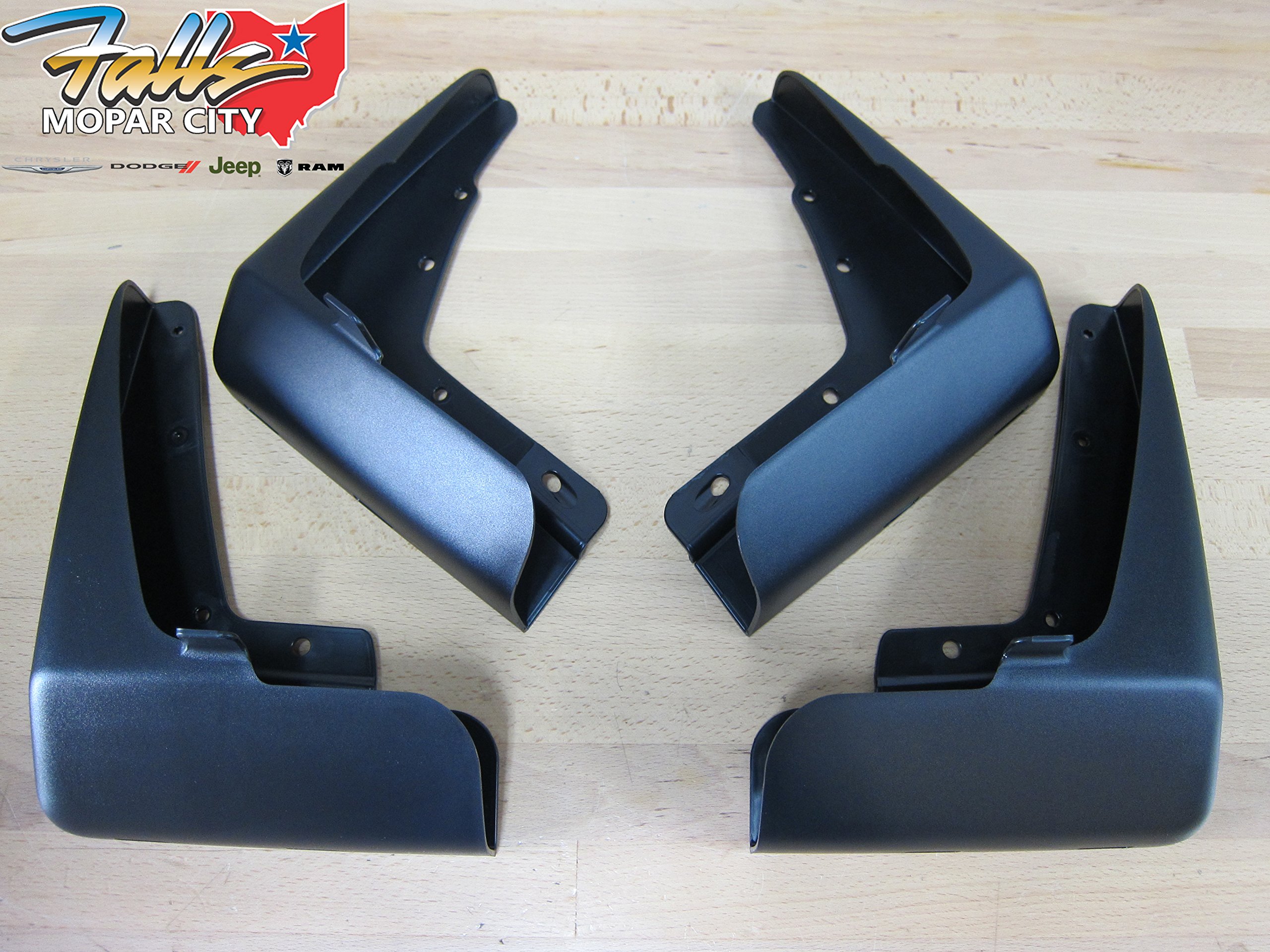Mopar Dodge Charger Deluxe Molded Splash Guards Mud Flaps OEM - Perfect for Off-Roading, All-Weather Protection & Enhanced Vehicle Style