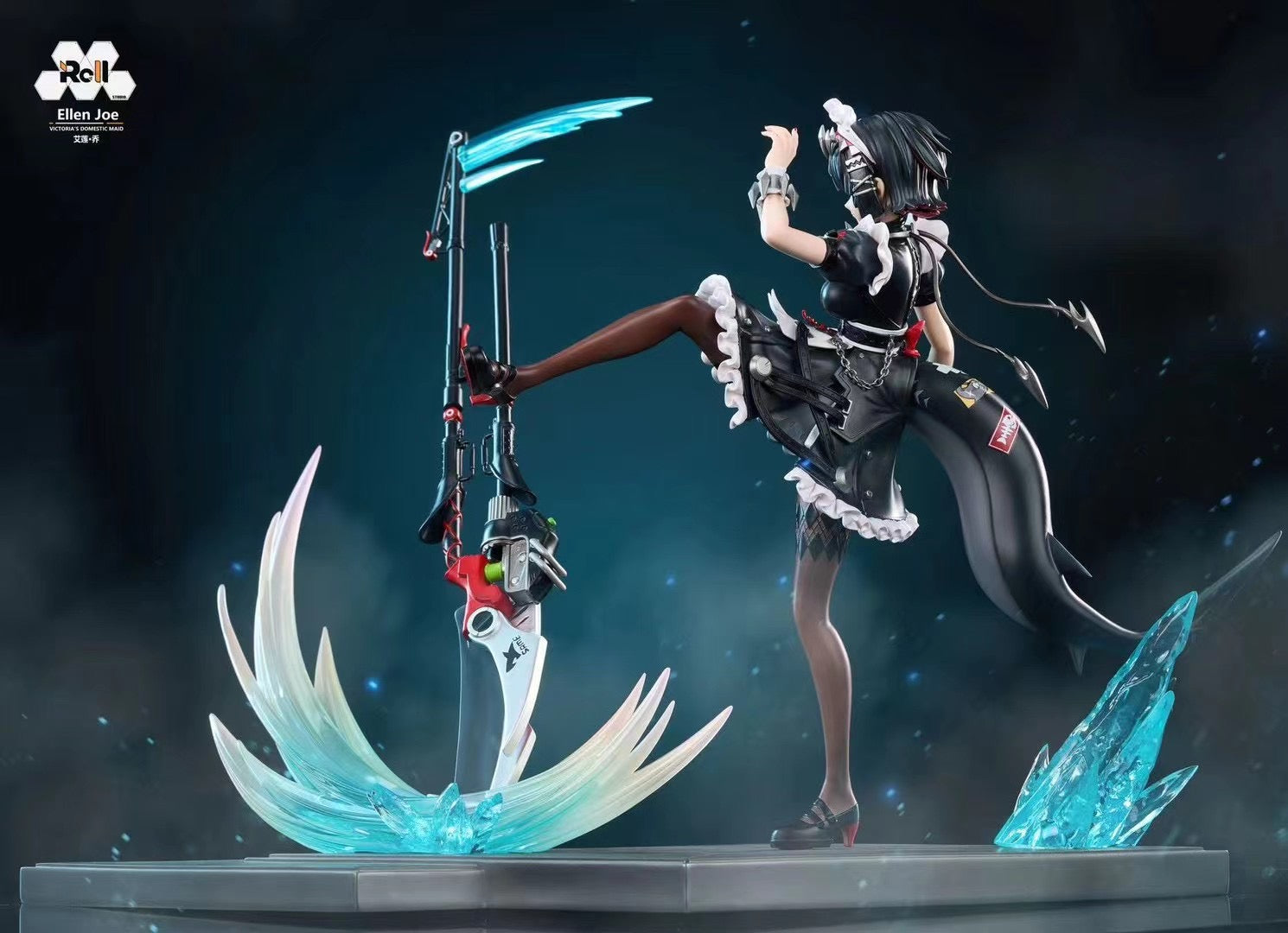 Roll Studio Zenless Zone Zero Ellen Joe Action Figure - Collectible Anime Character Statue for Fans | Perfect for Display, Gaming Setups, and Anime Merchandise Collections
