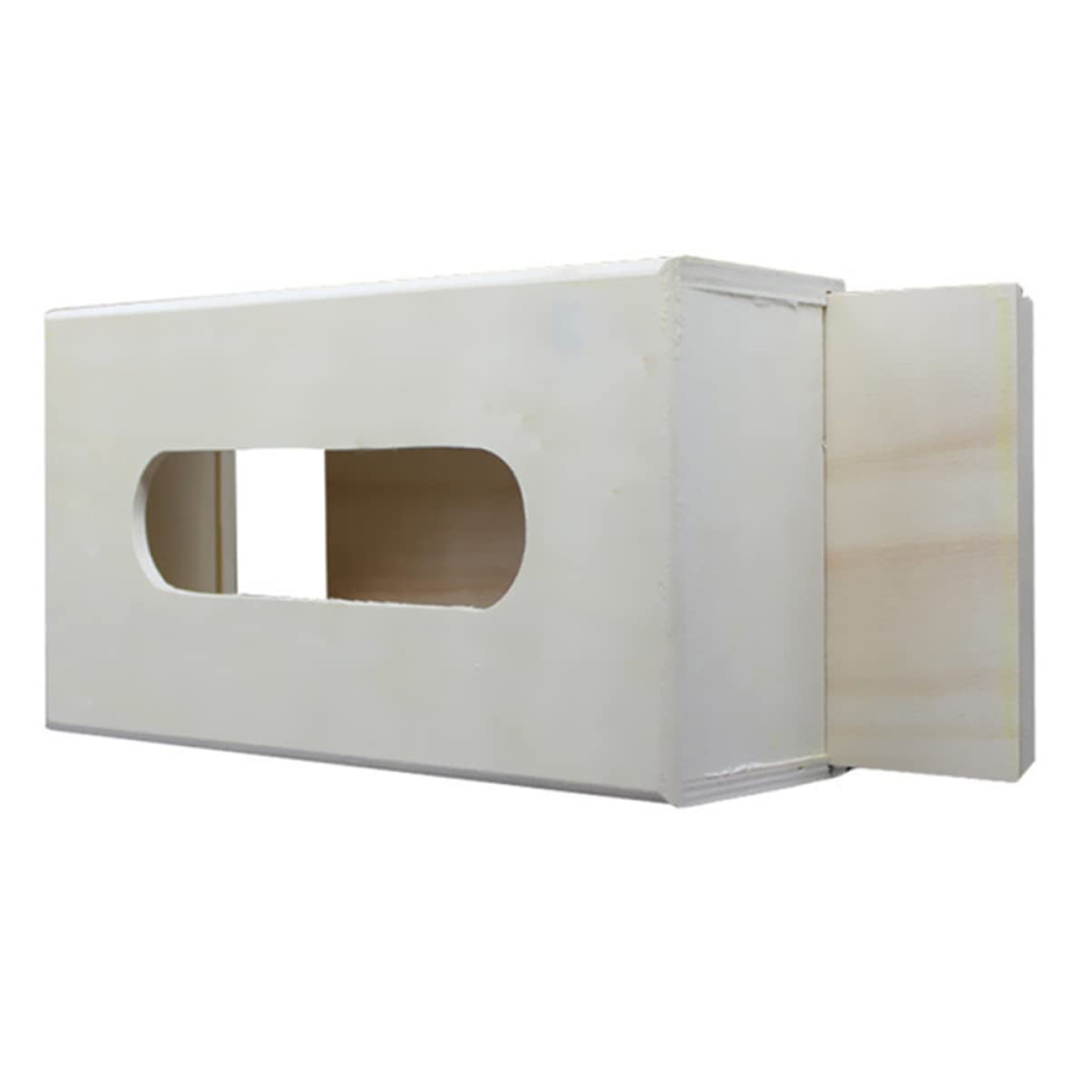 2PCS Wooden Tissue Box Cover - DIY Rectangular Napkin Holder for Home & Shop | Decorative Storage for Living Room, Bathroom, and Office