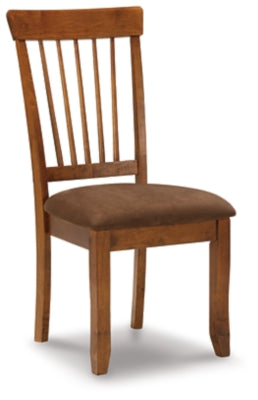 Berringer Dining Chairs Set of 2 - Modern Wooden Kitchen Chairs with Padded Seat - Perfect for Dining Room, Kitchen, Breakfast Nook & Small Spaces