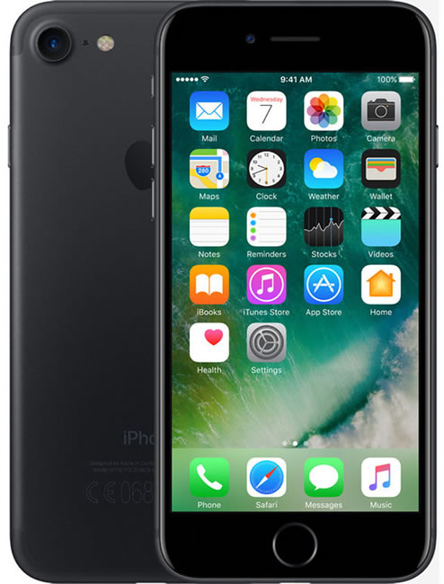 Refurbished Apple iPhone 7 32GB - Unlocked Smartphone in Black (Mint Condition) | Perfect for Business, Travel & Everyday Use