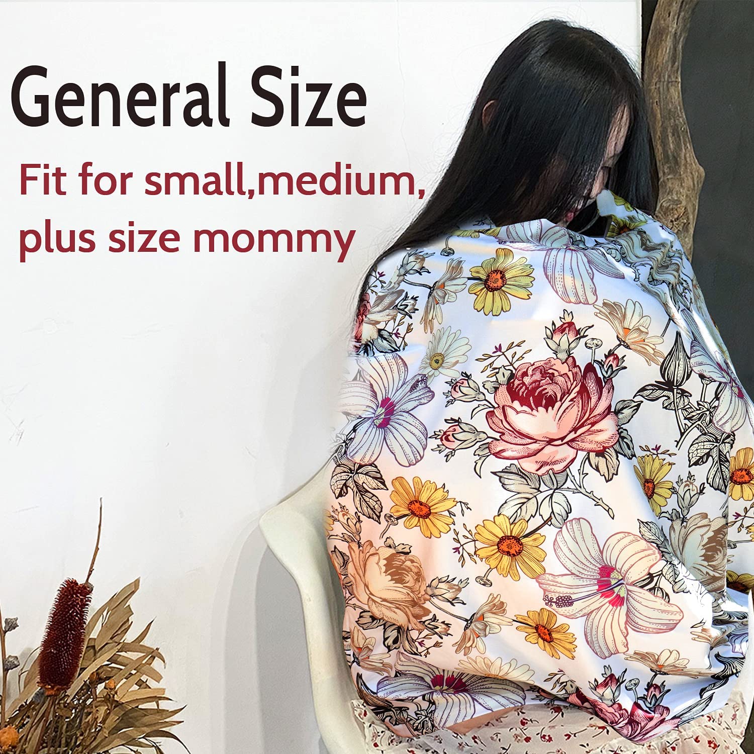 Soft Floral Crib Sheet & Car Seat Cover - Breathable Baby Bedding & Stroller Accessories for Nursery, Travel, and On-the-Go Comfort