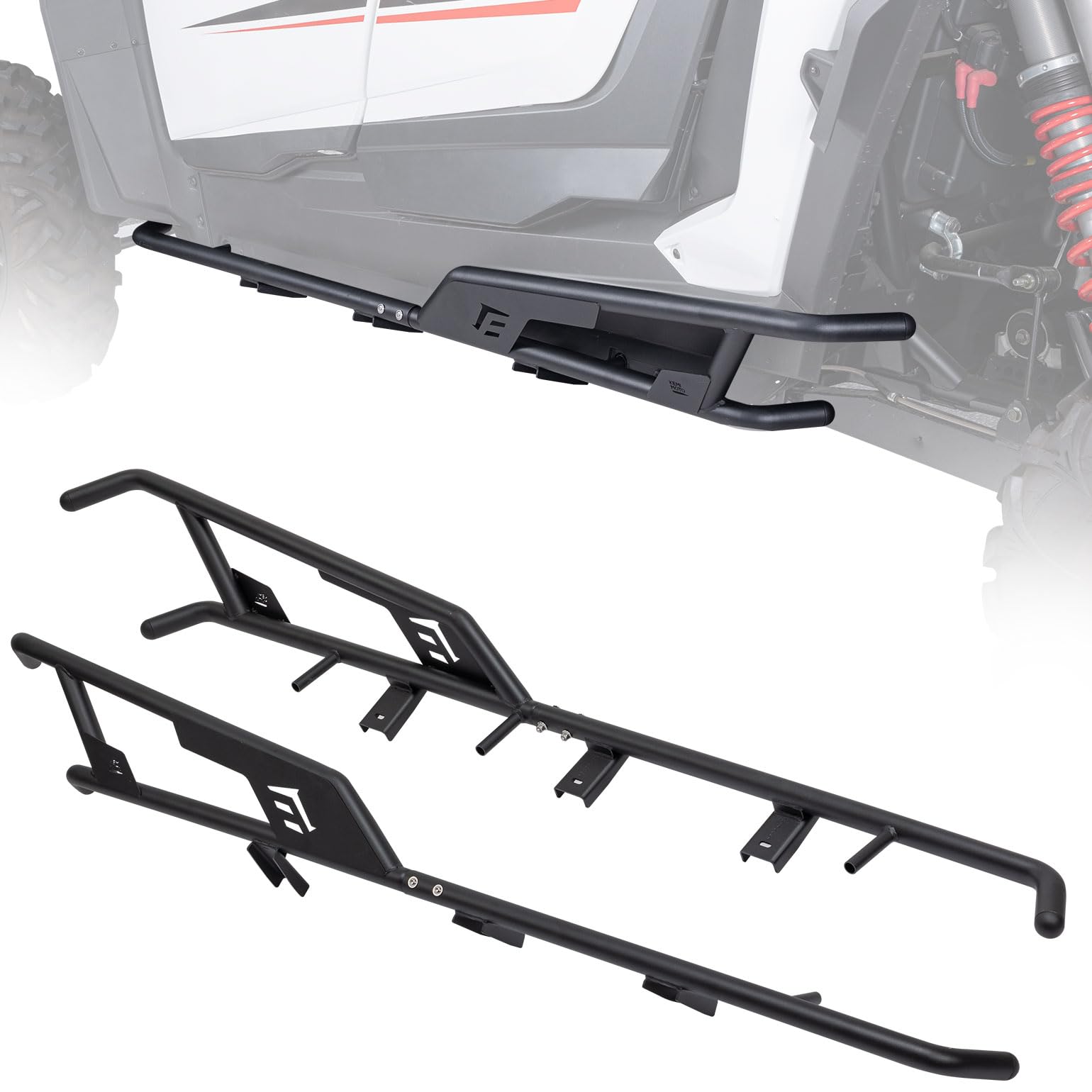 KEMIMOTO Heavy Duty Steel Nerf Bars & Rock Sliders for 2024-2025 Polaris RZR XP 1000/XP 4 1000 | 1.5