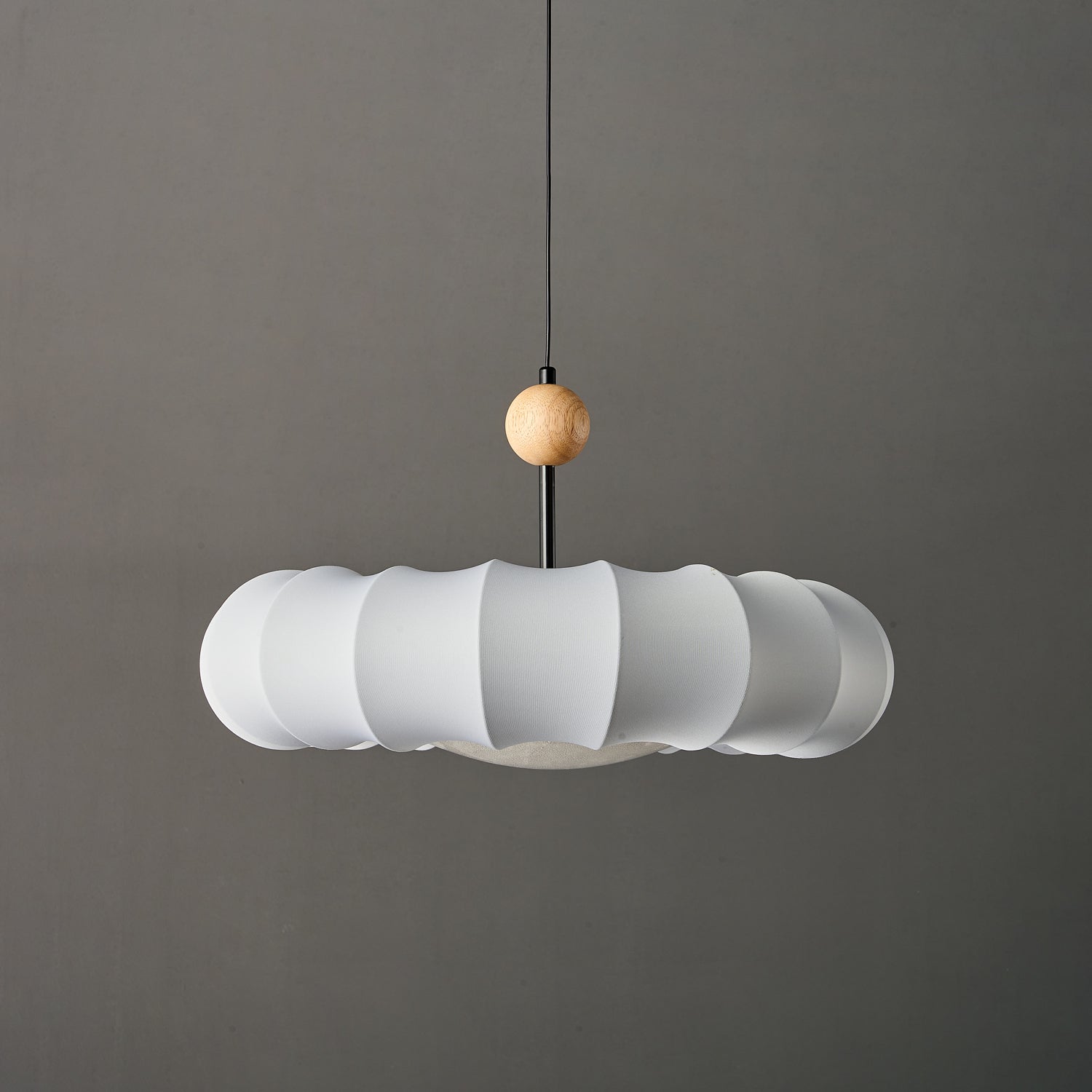 Modern Borealis Pendant Light - Nordic Style Glass Hanging Lamp for Kitchen Island, Dining Room & Living Room Decor - Energy Efficient LED Lighting Fixture for Home & Office Spaces