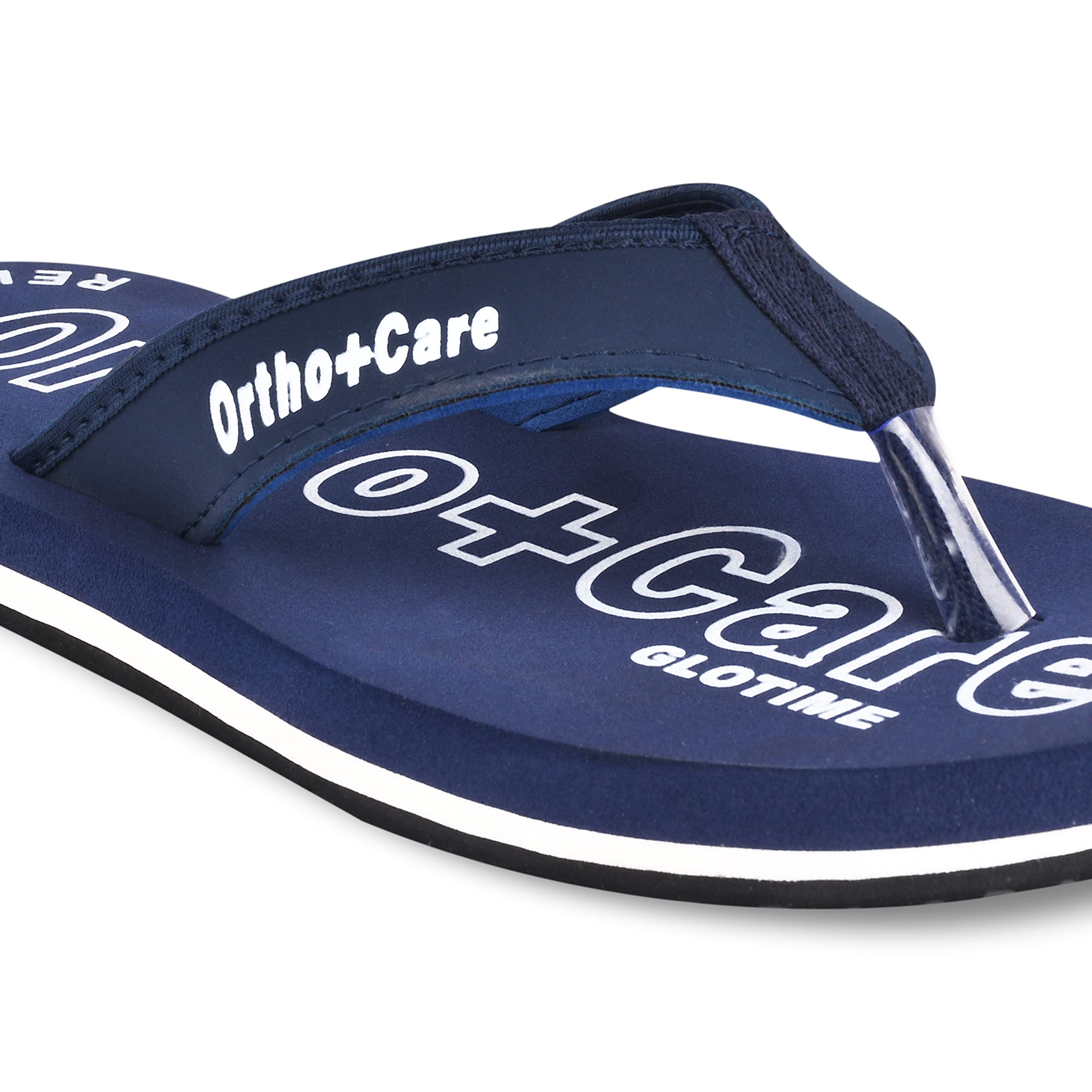 GLORY Men's Diabetic & Orthopedic Slippers - Lightweight Cushioned Comfortable Flip Flops with Soft Footbed for Plantar Fasciitis Relief | Perfect for Home, Hospital & Post-Surgery Recovery