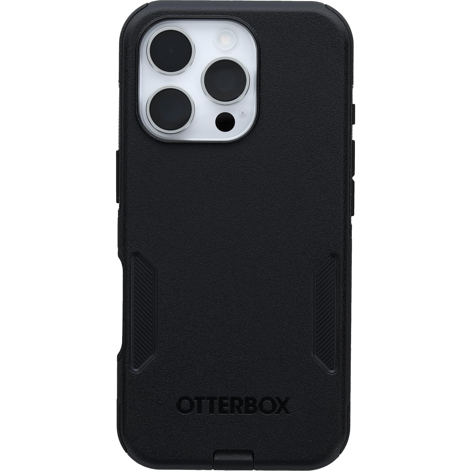 OtterBox iPhone 16 Pro Commuter Series Protective Case - Slim & Durable Black Cover for Shock Absorption | Perfect for Work, Travel & Outdoor Activities