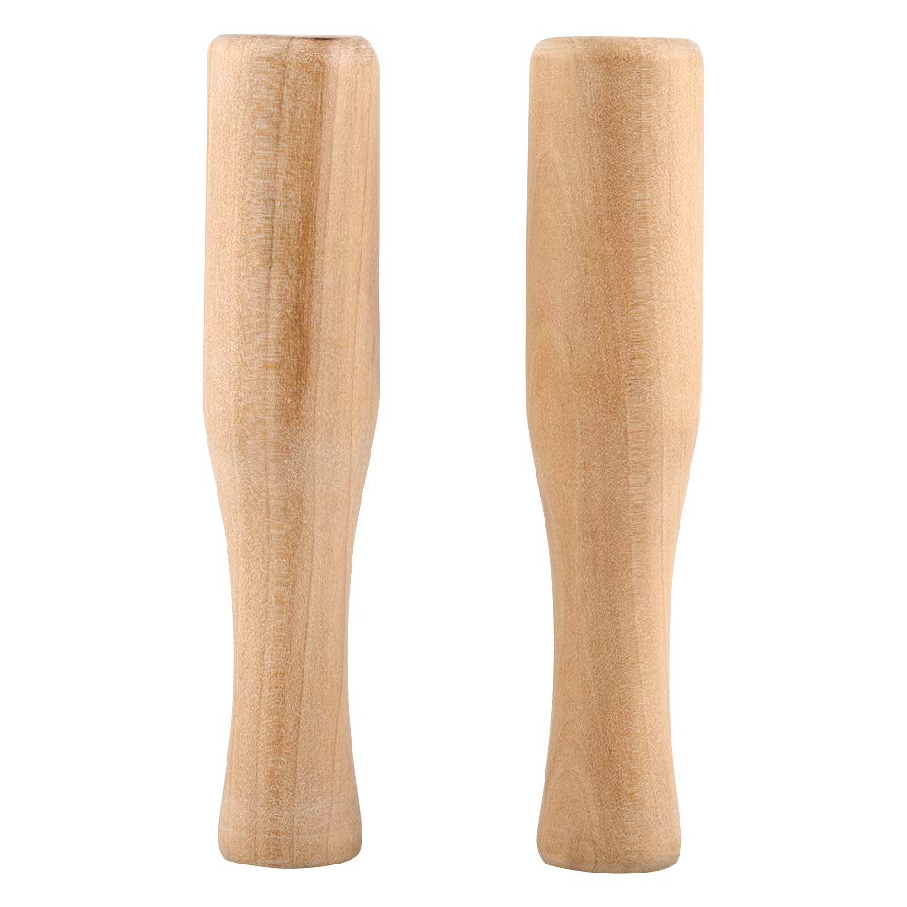 2Pcs Wooden Pestle and Mortar Set - Food Grinding Rod for Sauces, Soup, Purees, Pastes, Jelly, Drinks & Cocktails - Perfect for Bar Tools, Kitchen Accessories & Homemade Recipes
