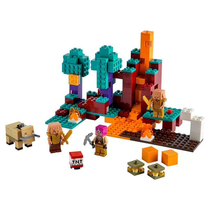 305pcs The Warped Forest Building Blocks - Creative Minecraft Toy Set for Kids, STEM Educational Construction Kit - Perfect for Birthday Gifts, Classroom Activities & Family Game Night