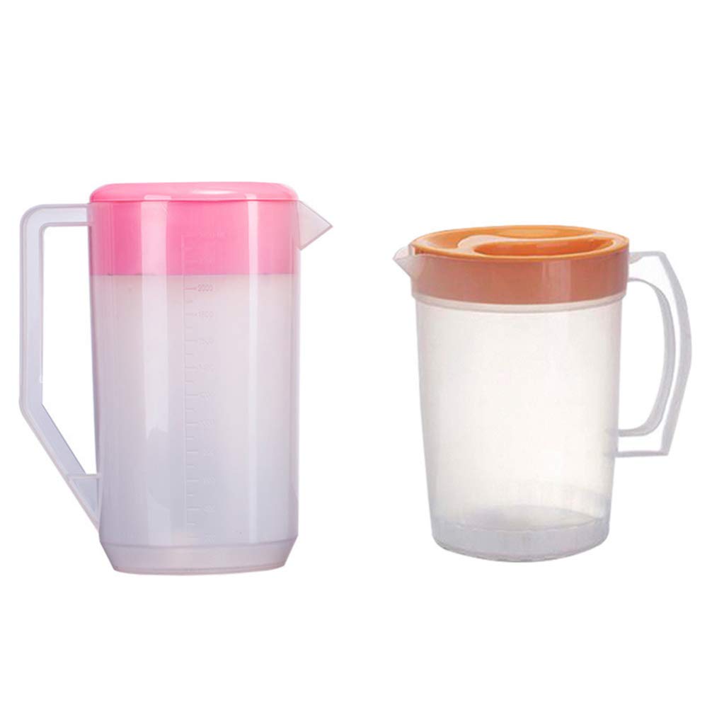 Cabilock 2400ml Large Water Pitcher with Lid - BPA-Free Beverage Carafe for Hot & Cold Drinks, Iced Tea, Coffee, Lemonade - Perfect for Parties, Restaurants & Home Use