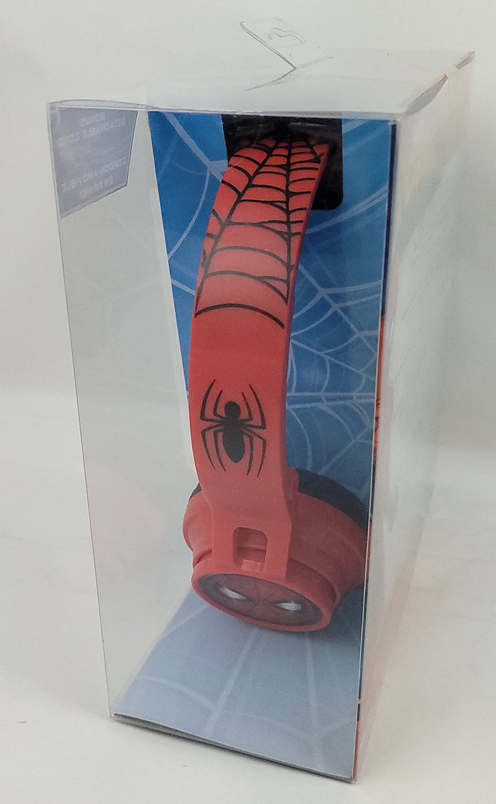 Spiderman Bluetooth Headphones for Kids - Wireless, Rechargeable, Kid-Friendly Sound with Volume Control - Perfect for School, Travel & Gaming (Marvel Superhero Design)