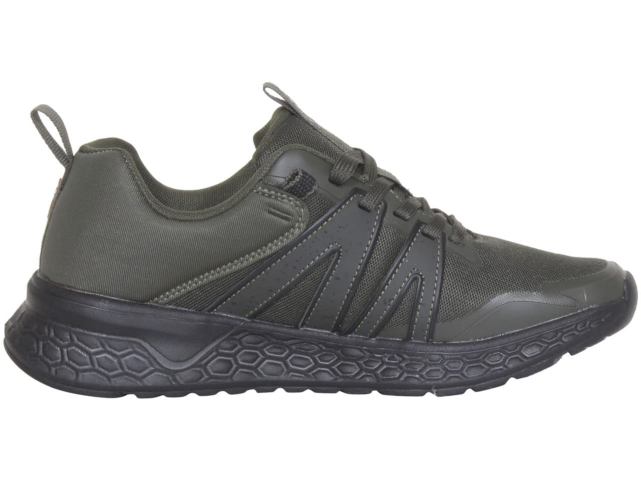 Levi's Men's Newbury-Trail Low-Top Sneakers - Olive/Black Running Shoes Size 9 | Comfortable Casual & Outdoor Walking Shoes for Men