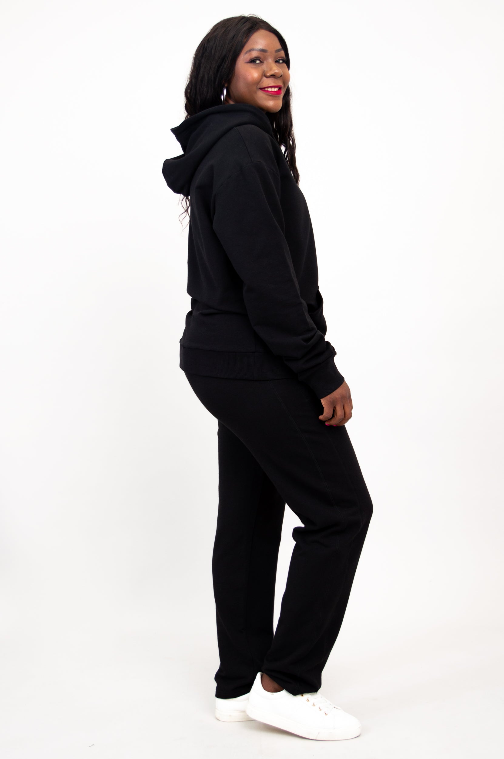 JoeJoe Men's Cotton Hoodie - Soft & Comfortable Black Pullover Sweatshirt for Casual Wear, Gym & Outdoor Activities