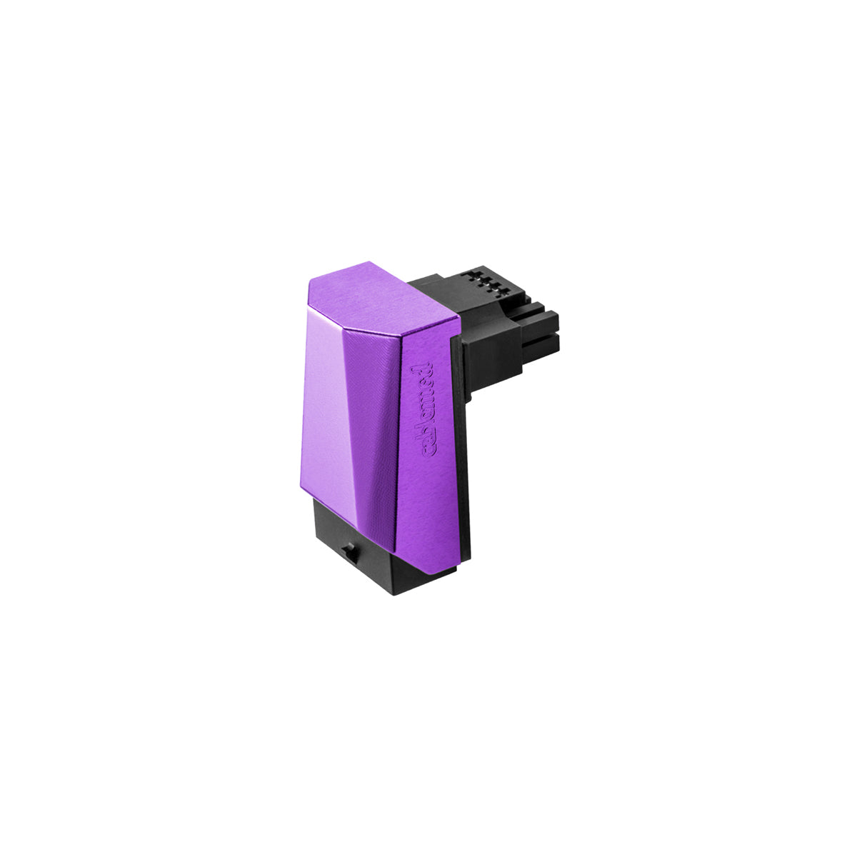 CableMod 12VHPWR 90 Degree Angled Adapter - Variant B (Purple) | PCIe 5.0 GPU Power Connector for RTX 4090/4080 | Perfect for PC Gaming & Workstation Builds