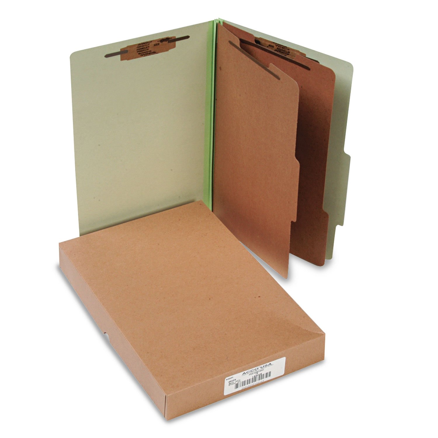 ACCO Pressboard 25-Pt. Classification Folders - Letter Size, 10-Pack, Heavy Duty File Folders for Office, School & Home Organization - Perfect for Document Filing, Records Management & Paper Storage