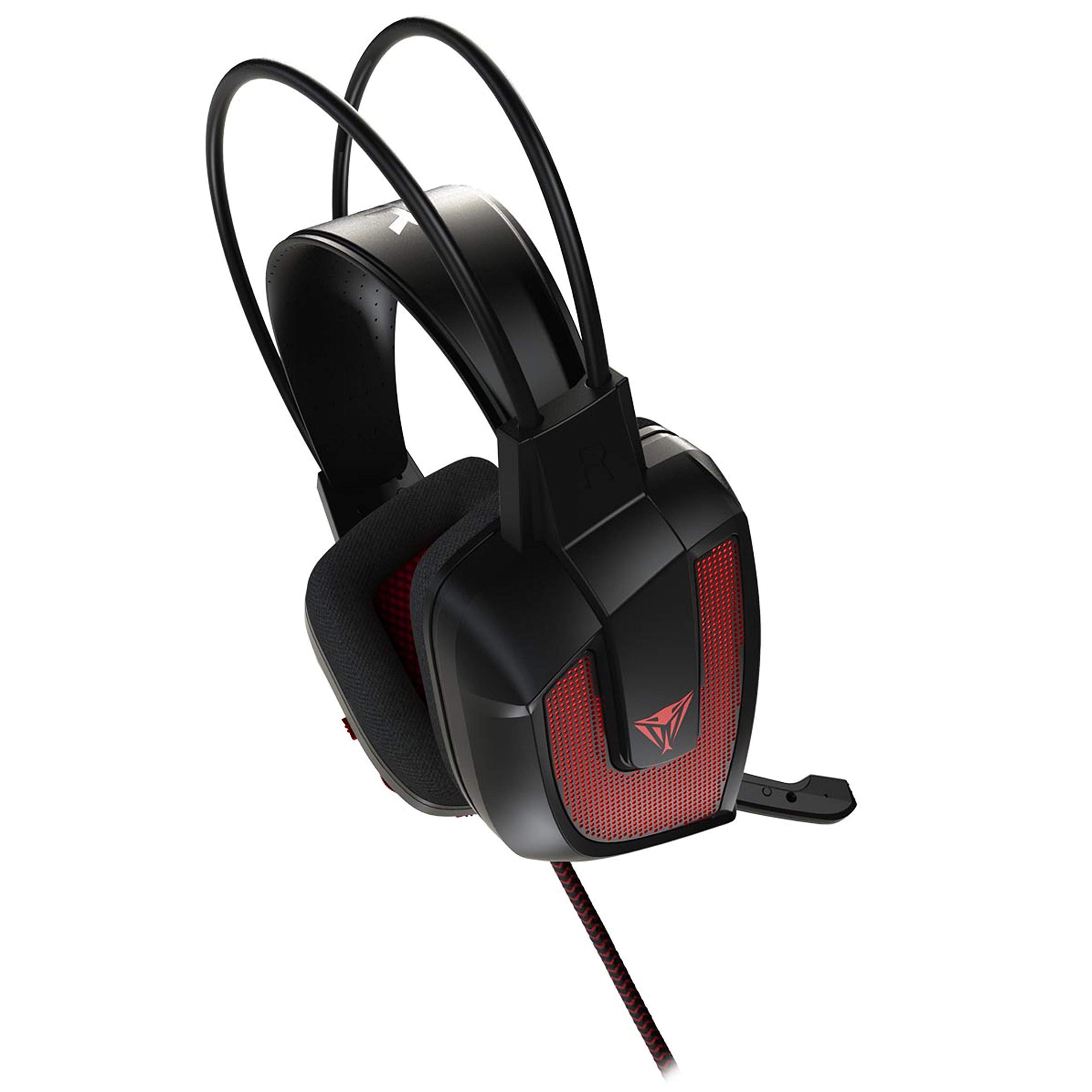 Patriot Viper V360 7.1 Virtual Surround Sound Gaming Headset with Noise Cancelling Mic - RGB Lighting - Comfortable Memory Foam Earpads - for PC, PS4, PS5, Xbox (PV3607UMLK) - Perfect for FPS, MOBA & Streaming