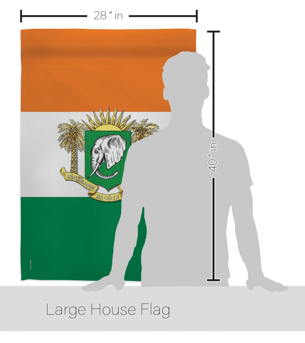 Ivory Coast National Flag Set 28x40