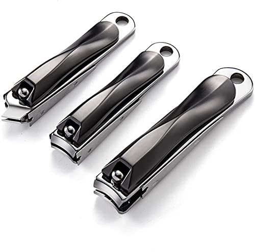 Professional Stainless Steel Nail Art Clippers & Cutters - Safe Portable Manicure & Pedicure Tools for Home Salon, Travel & DIY Nail Care