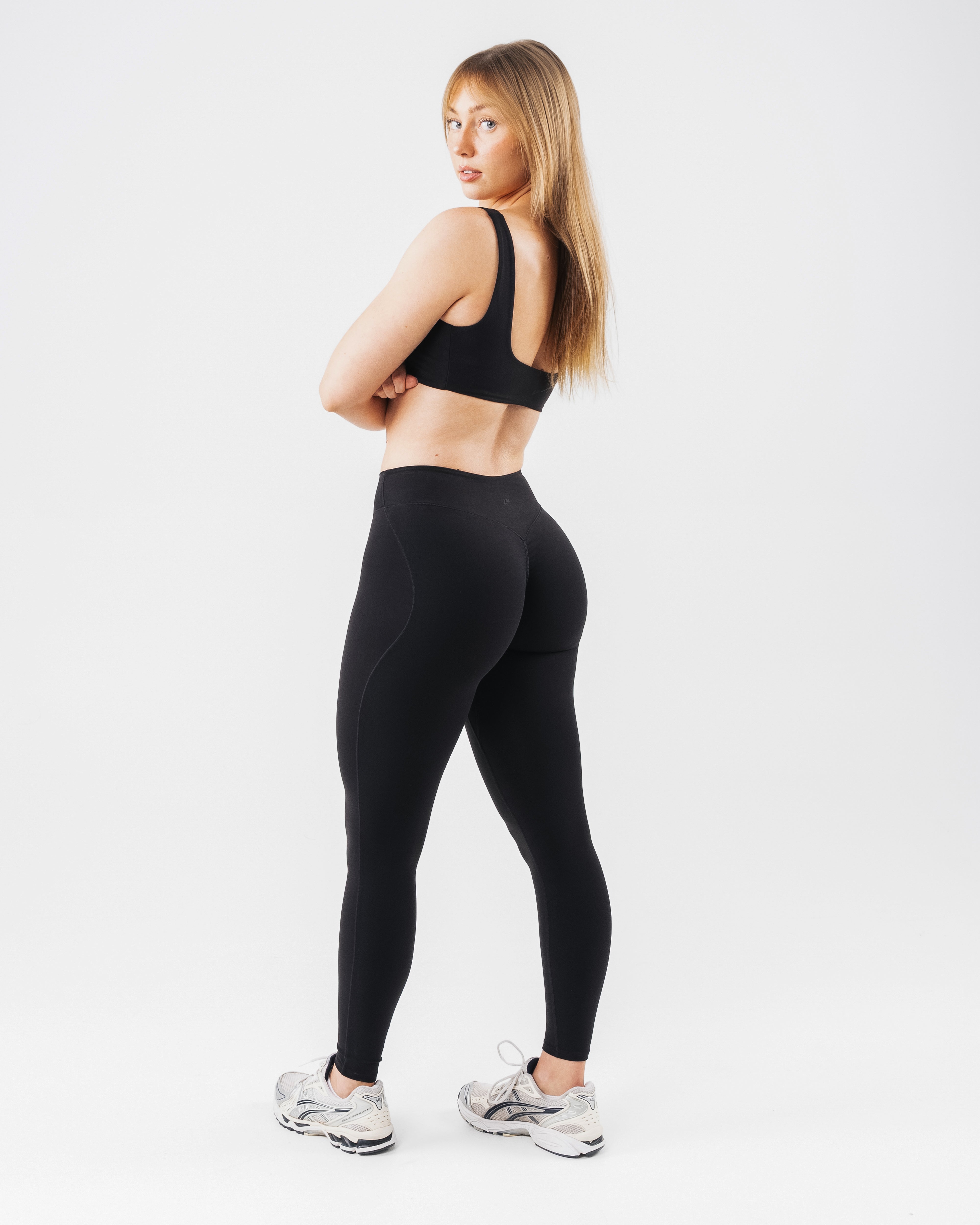 High Waist Everyday Core Legging - Black - Perfect for Yoga, Workouts & Casual Wear