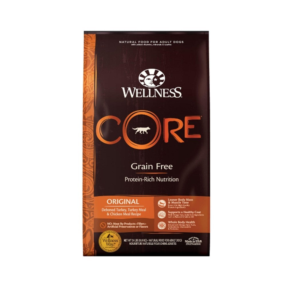 Wellness CORE Grain Free Dry Dog Food - High Protein Puppy Formula for Healthy Weight (4lb & 12lb) | Premium Nutrition for Growing Dogs - Perfect for Active Puppies & Small Breed Dogs
