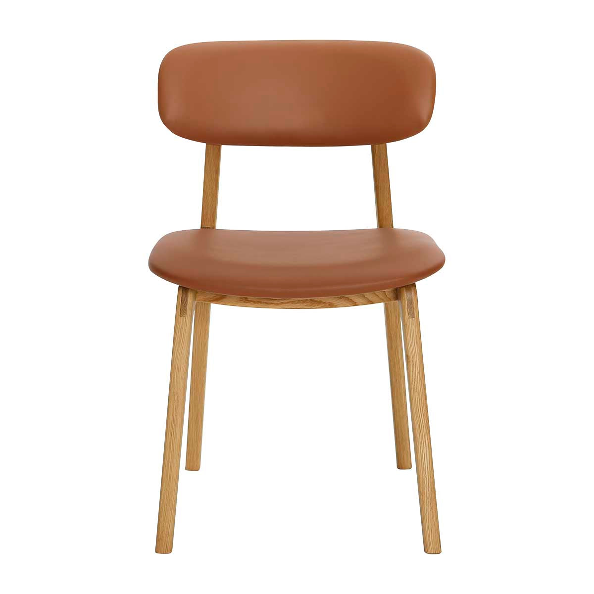 Premium Alaska Leather Dining Chair - Genuine Leather Upholstered, Ergonomic Design for Comfortable Dining - Perfect for Home, Restaurant, and Office Use