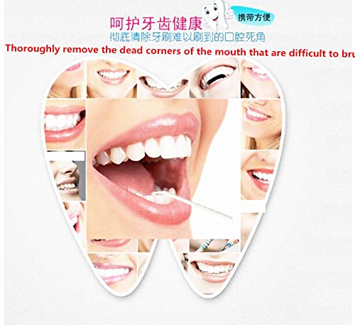 BLS Plastic Dental Picks - 150PCS Curved Hook Toothpicks for Teeth Cleaning, Oral Hygiene & Food Removal - White Household Dental Care Tools for Home, Office & Travel Use