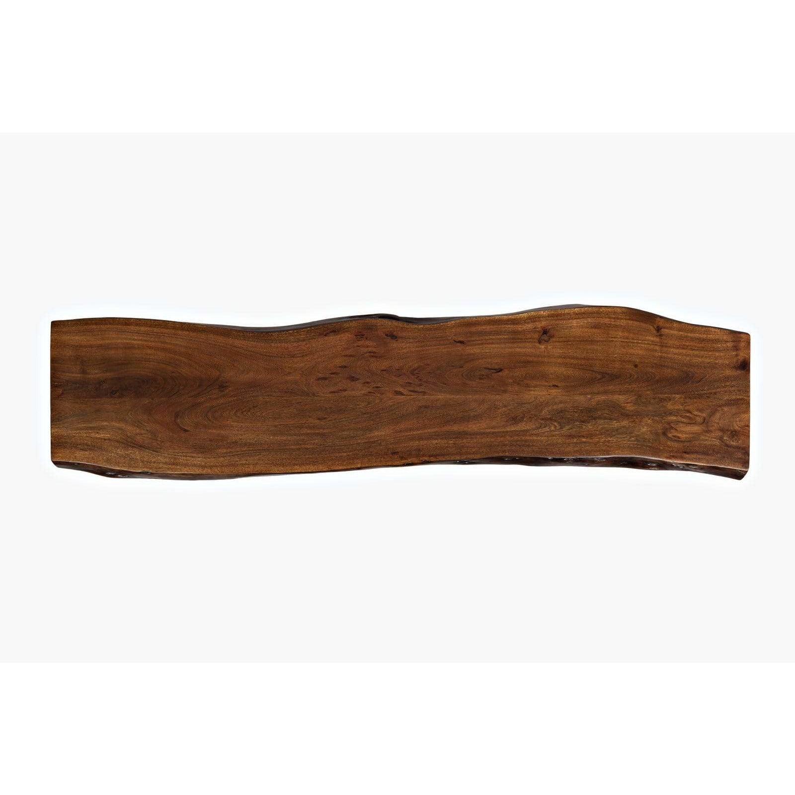 Nature's Edge Solid Wood Dining Bench - Rustic Farmhouse Style Kitchen Bench with Backrest, Perfect for Dining Room, Kitchen Island, or Entryway Seating