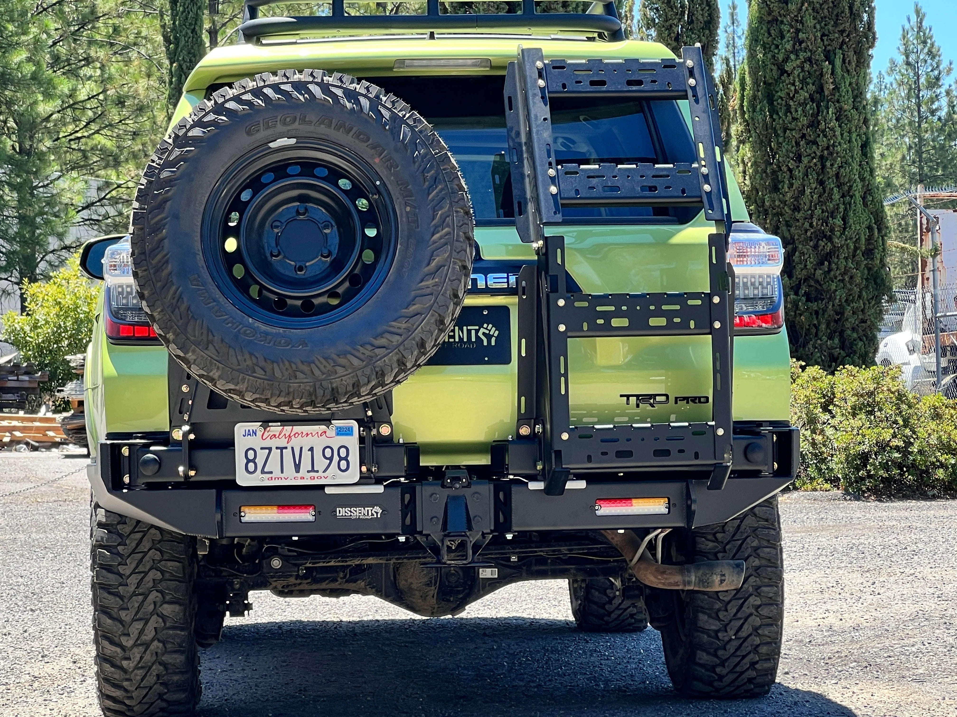 Dissent Off Road Modular Rear Bumper for 2010-2024 Toyota 4Runner | Heavy Duty Steel Bumper with Tire Carrier | Perfect for Off-Roading & Overlanding Adventures