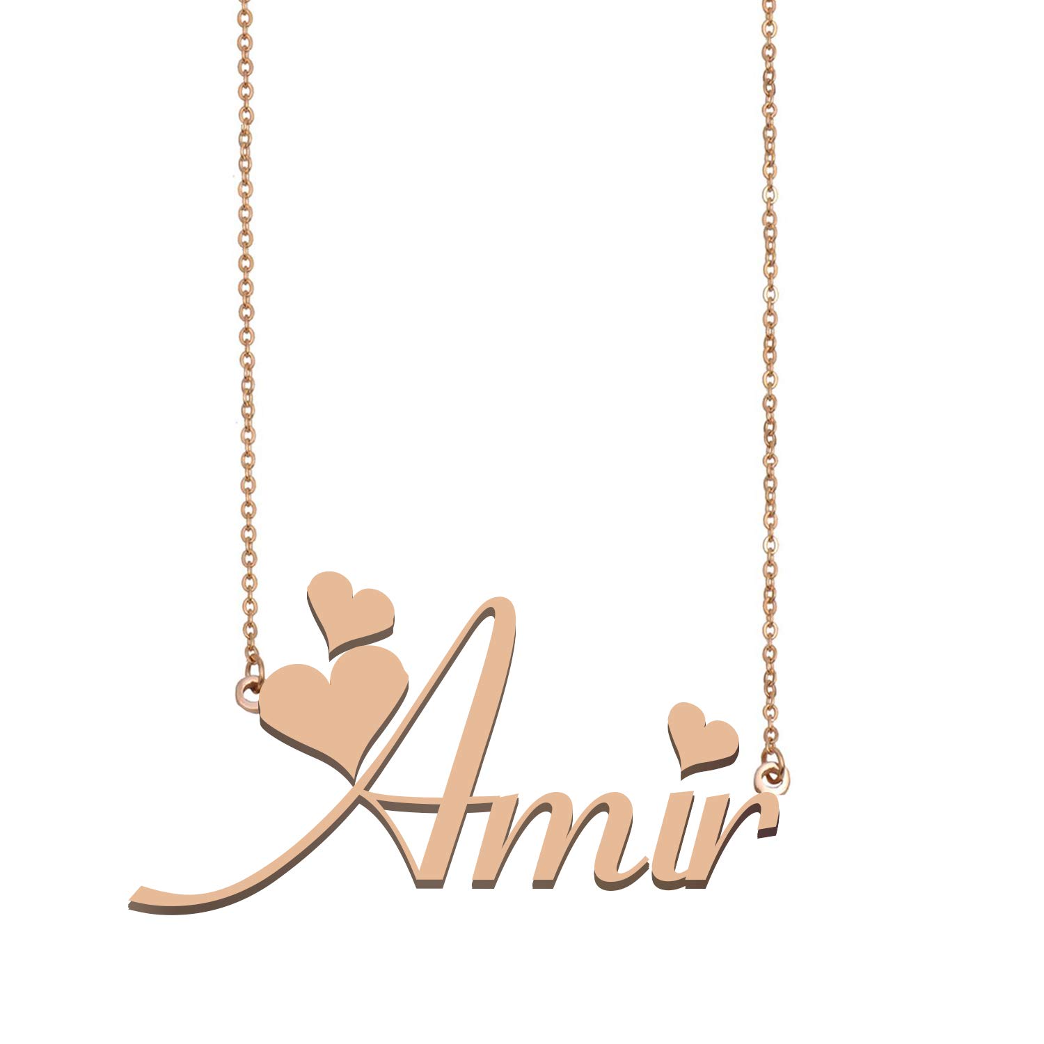 Custom Personalized MoShelly Name Necklace for Women & Girls - Unique Gift for Her, Amir - Perfect for Birthdays, Anniversaries & Special Occasions