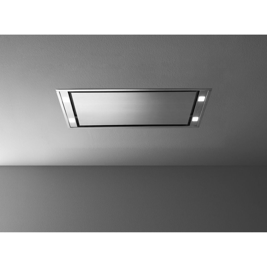 Falmec Stella 600 CFM Flush Mount Ceiling Range Hood - Powerful Kitchen Ventilation with Size Options (FDSTE) | Perfect for Modern Kitchens, Open Concept Homes & Smoke-Free Cooking