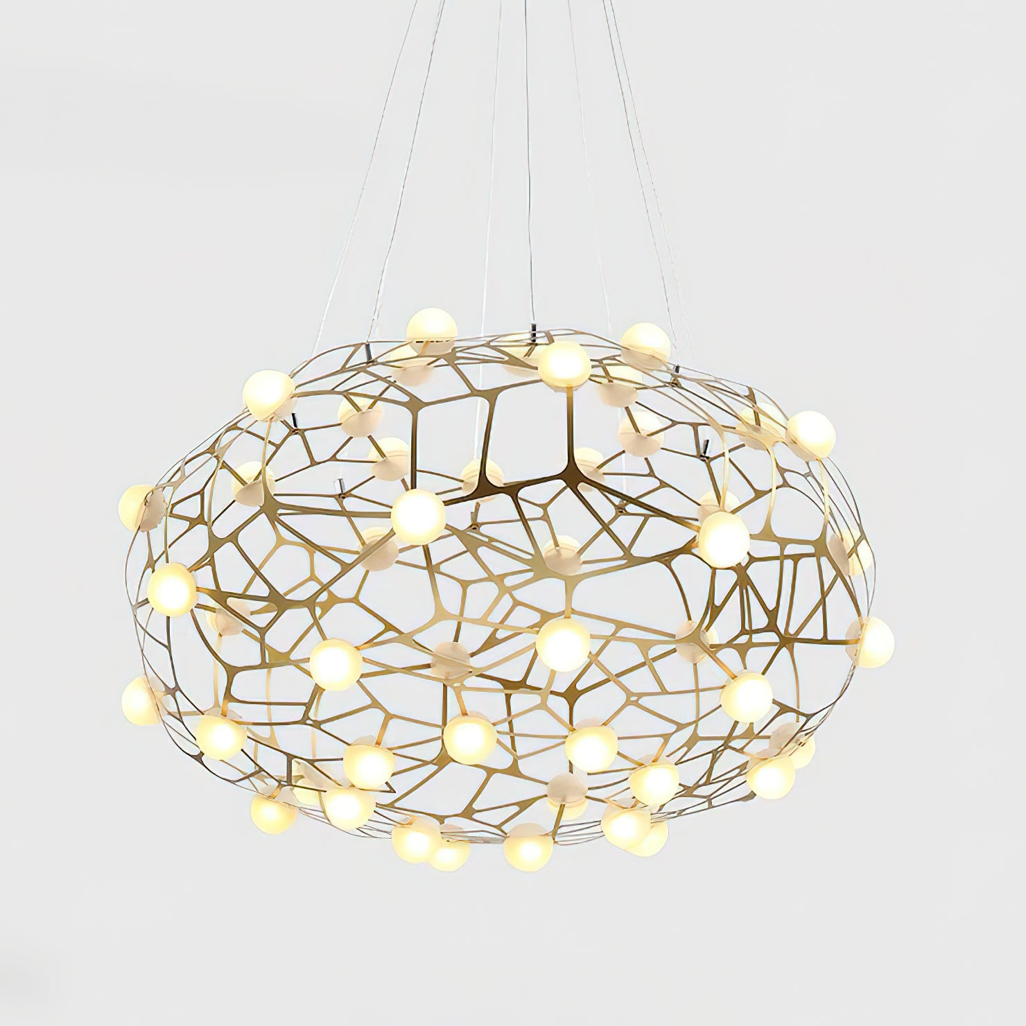 Exquisite Bird's Nest Chandelier - Elegant Crystal Ceiling Light Fixture for Dining Room, Bedroom & Living Room Decor | Perfect for Modern Home, Wedding & Luxury Interior Design