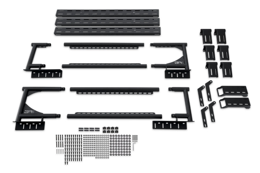 Universal 4x4 Full Size Overland Roof Rack - Heavy Duty Body Armor for Off-Road Adventures & Outdoor Camping Gear Storage