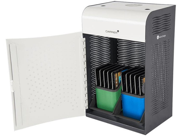 LockNCharge Carrier 10-Device Charging Station - Fast & Secure Charging Solution for Schools, Offices & Businesses - Organize & Power iPads, Tablets & Laptops Efficiently