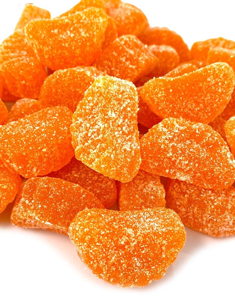 SweetGourmet Orange Fruit Slices - Bulk Jelly Candy 4lbs (64oz) | Natural Flavored Soft & Chewy Candy | Perfect for Parties, Baking & Snacking