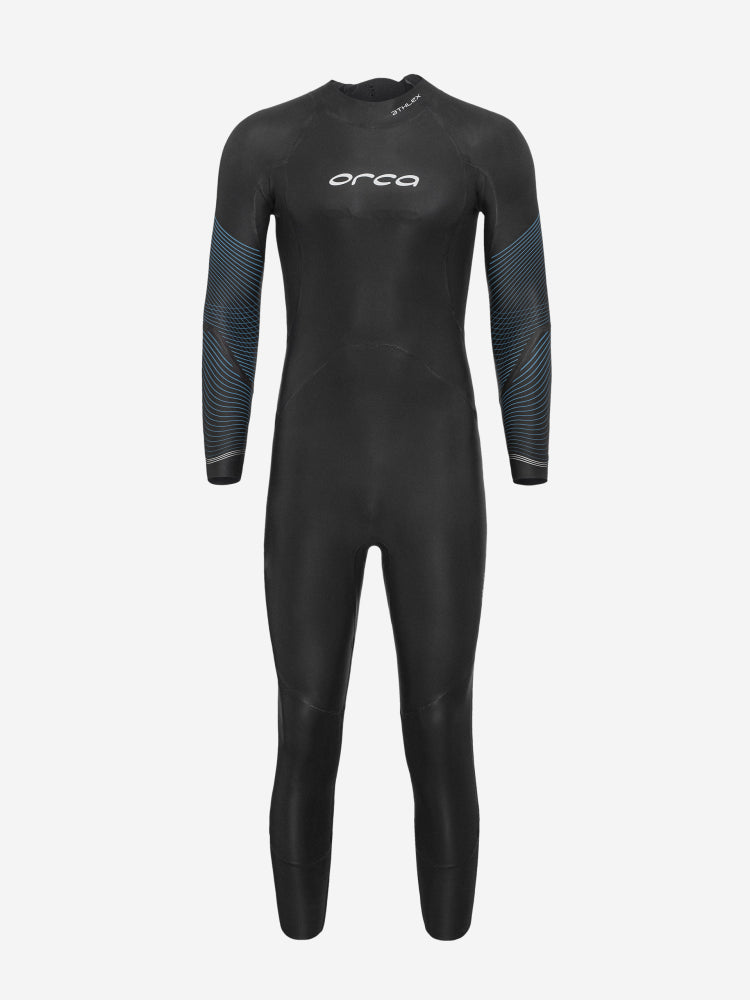 Athlex Flex V2 Triathlon Wetsuit for Men - Premium Neoprene Swim Wetsuit for Open Water Swimming, Triathlon Racing & Training - Lightweight & Flexible Design for Enhanced Performance